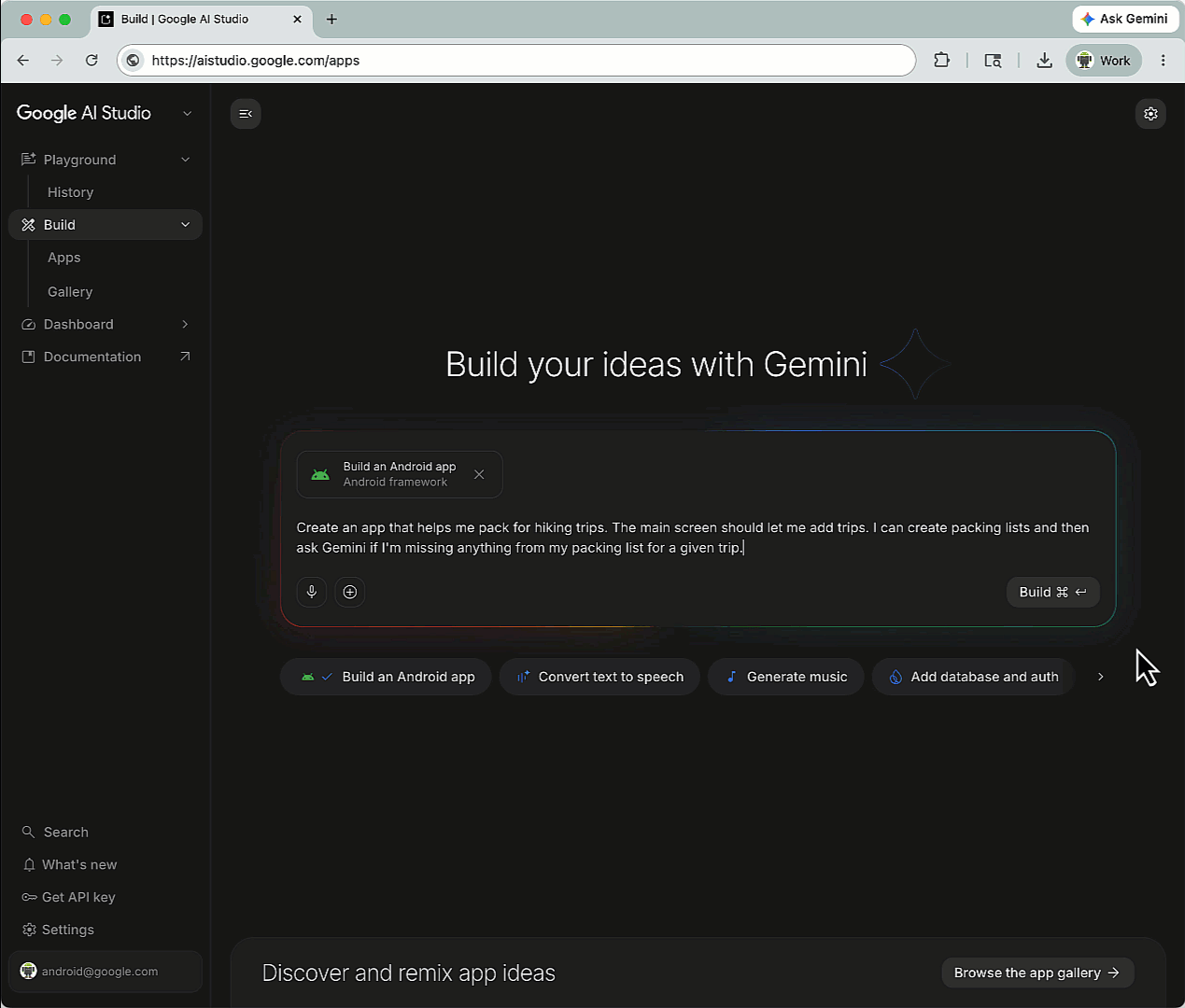 AI Studio Creation Step V2