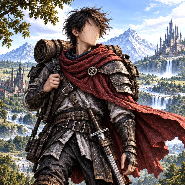 The Red-Cloaked Traveler