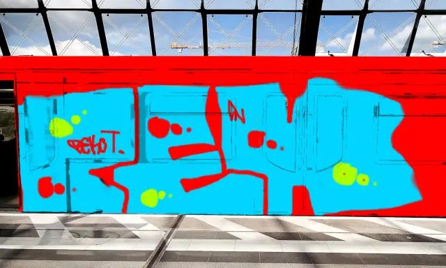 Graffiti artwork by rekot