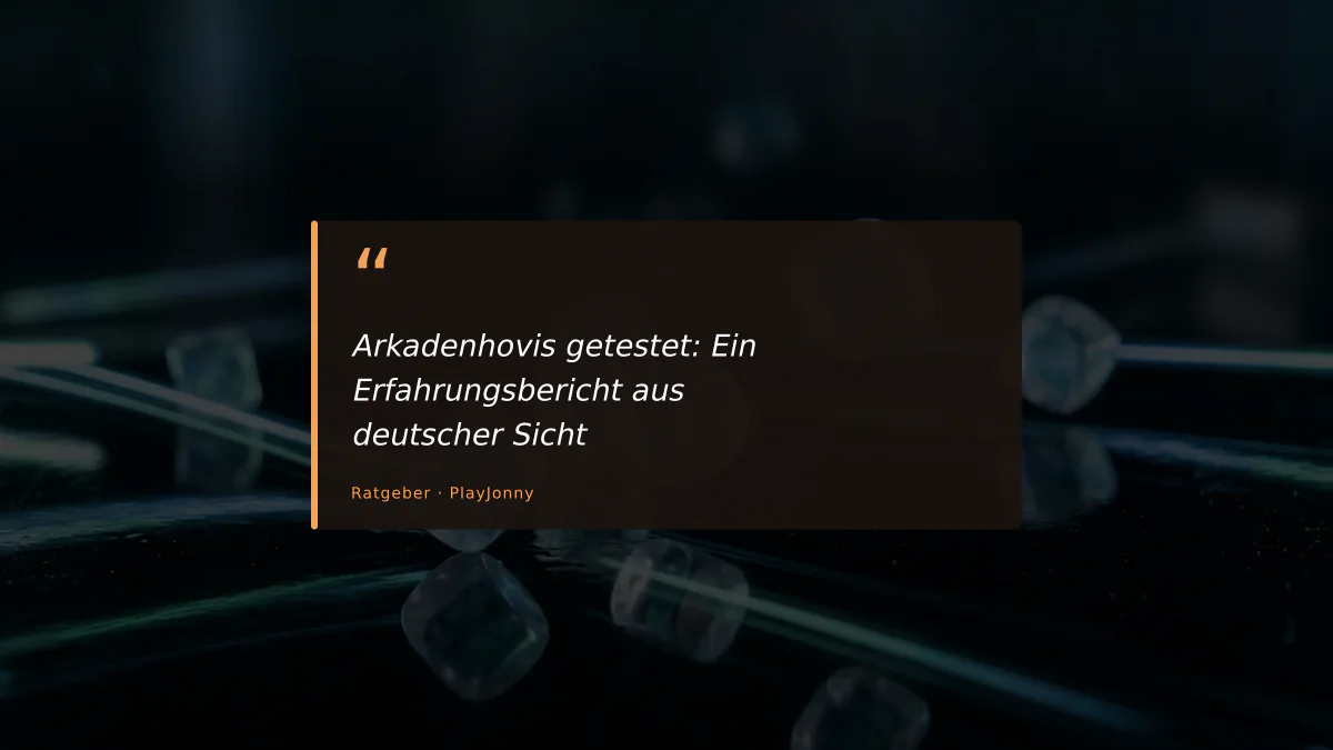 Arkadenhovis getestet: Ein Erfahrungsbericht aus deutscher Sicht
