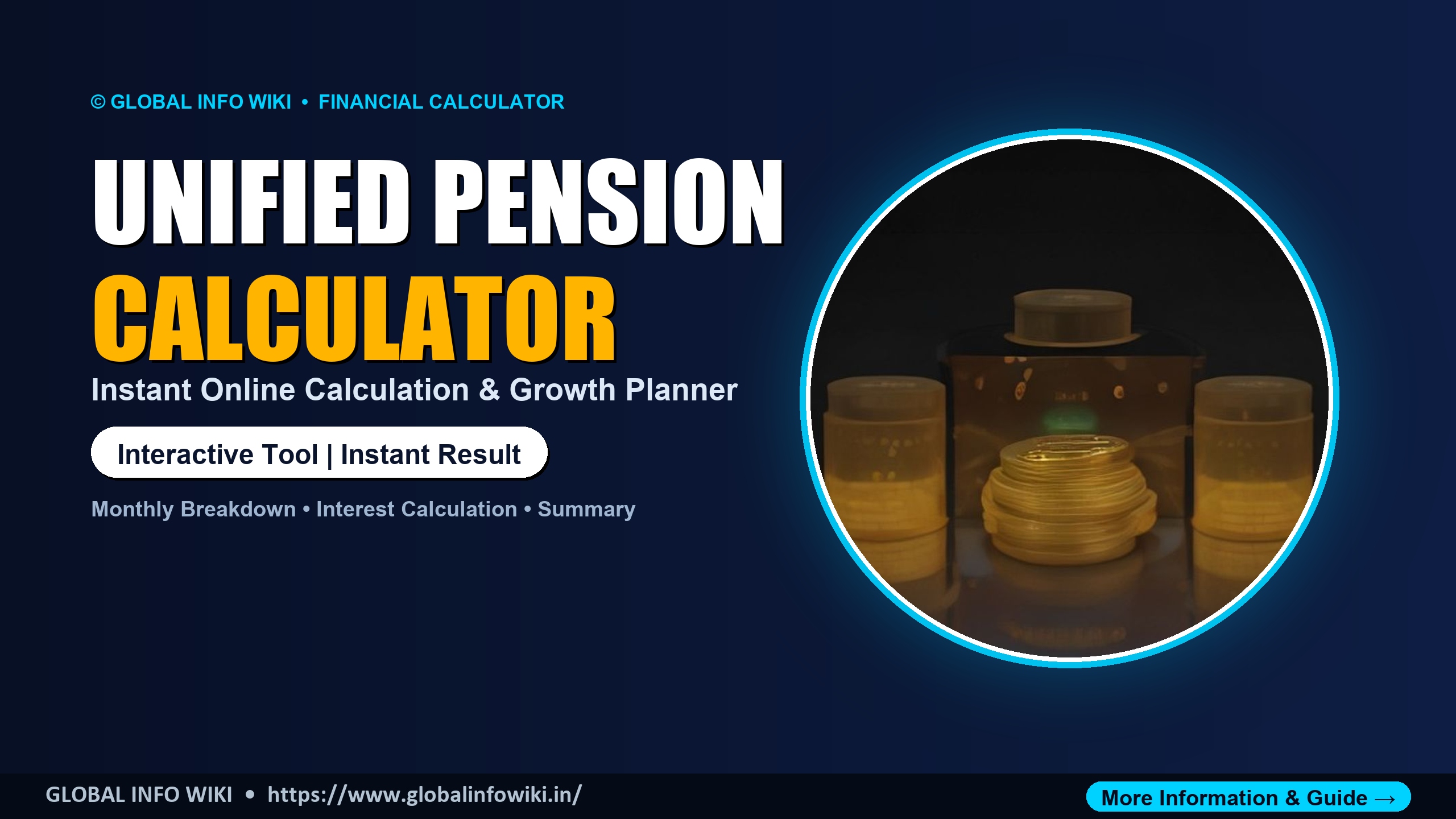 Unified Pension Scheme (UPS) Pension Calculator — Calculate Your Assured Pension & Lumpsum Payout Unified Pension Scheme (UPS) Pension Calculator — Calculate Your Assured Pension & Lumpsum Payout