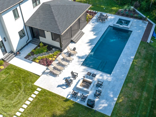 Cape Coral pool deck installation in progress Lee County Florida crew