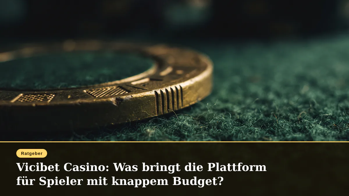 Vicibet Casino: Was bringt die Plattform für Spieler mit knappem Budget?