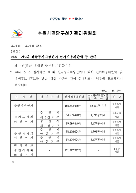 투표용지 7장