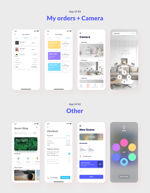 Cahome - Smart Home UI Kit