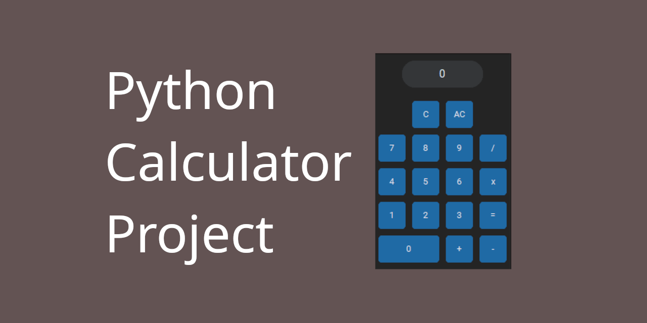 GitHub - SerjSX/Python-Calculator-Project: My own calculator app, used ...