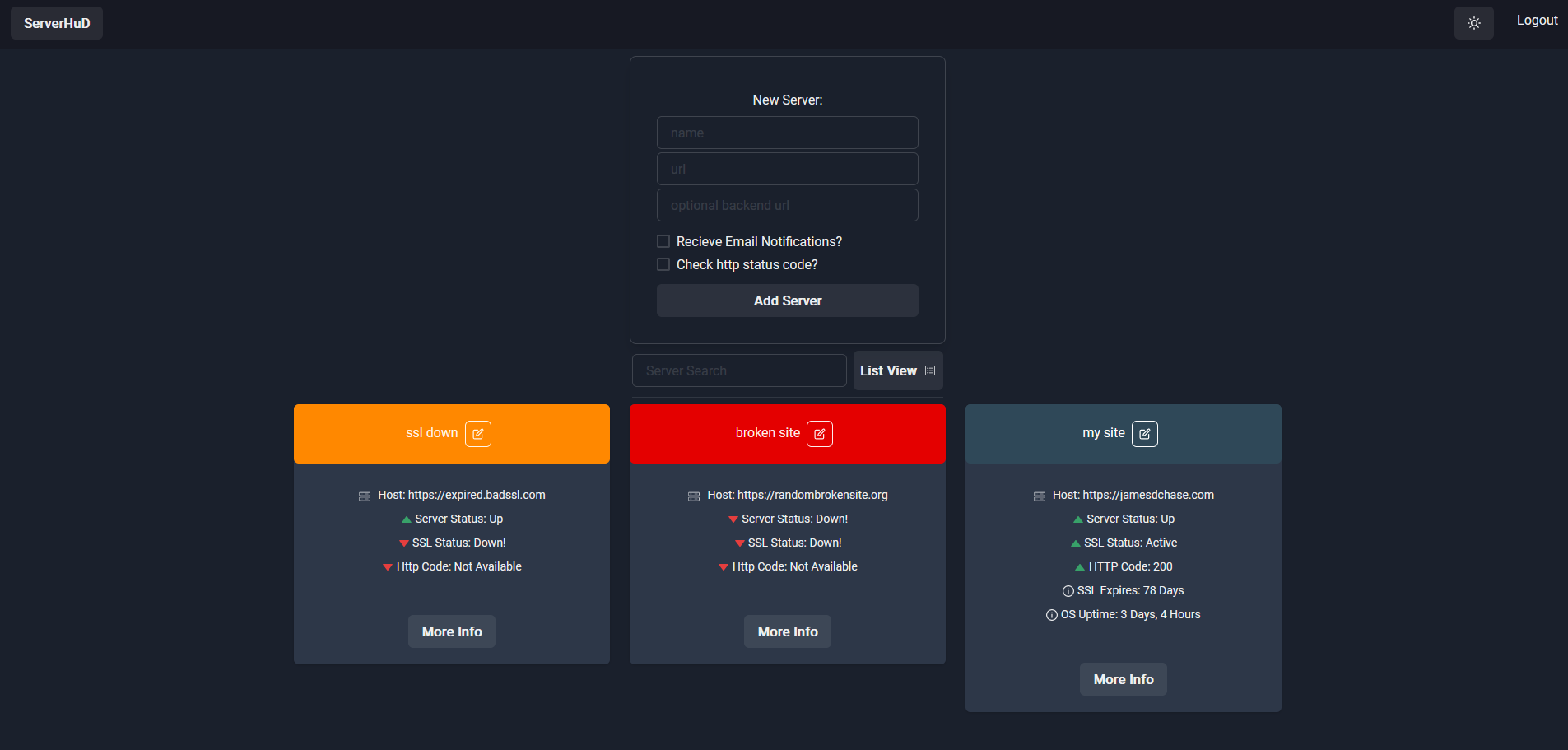 serverHuD image