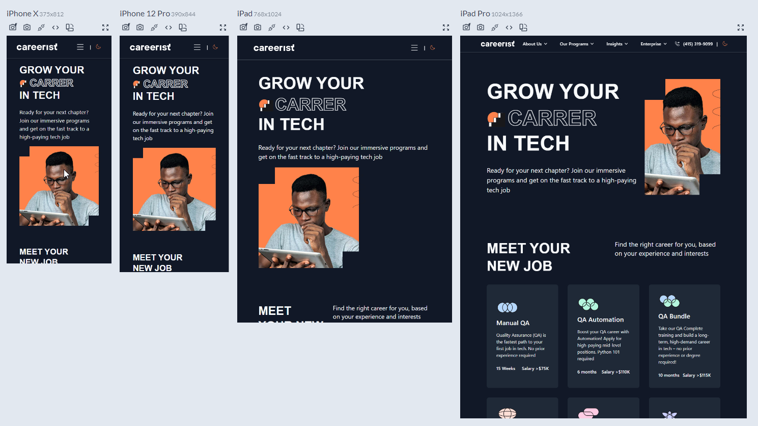 Landig Page Careerist