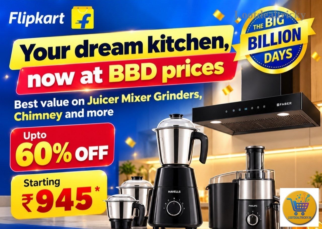 Flipkart Bbd Kitchen – Just ₹ | Exclusive Sale Discount Flipkart Bbd Kitchen – Just ₹ | Exclusive Sale Discount