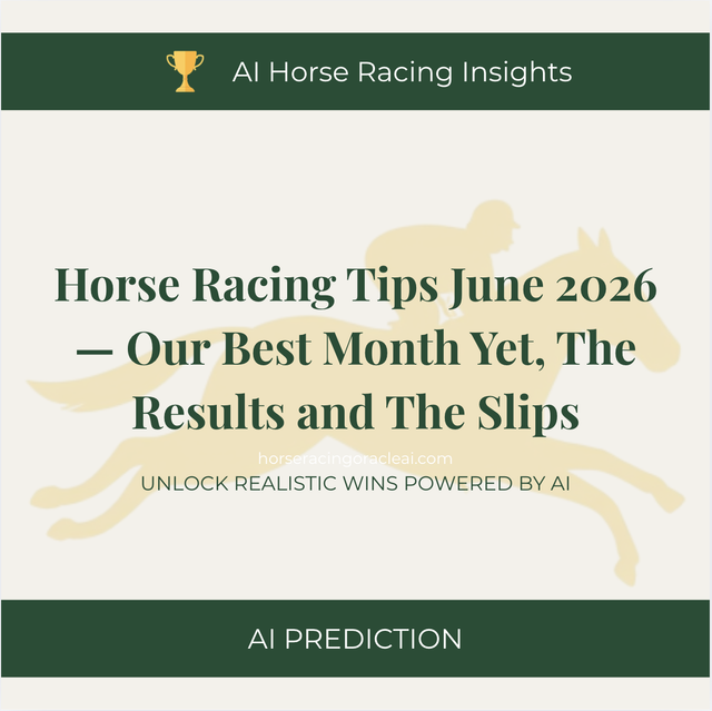 Horse Racing Tips June 2026 — Our Best Month Yet, The Results and The Slips