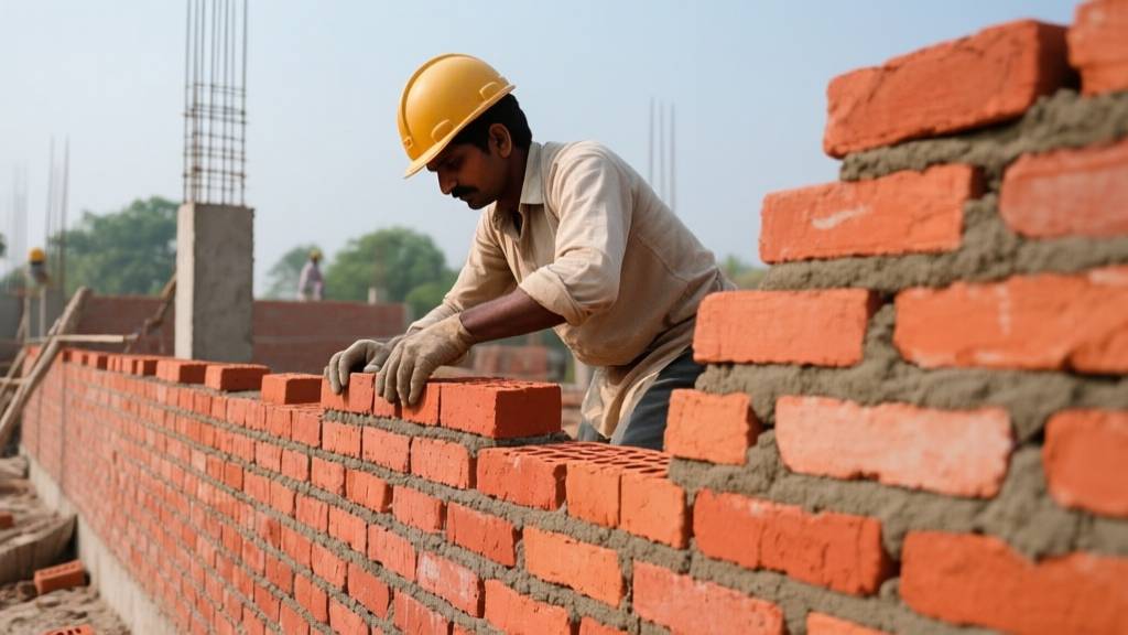 Eent Ki Chinai - Brick Laying in India