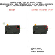 WB24X830 Correct incorrect