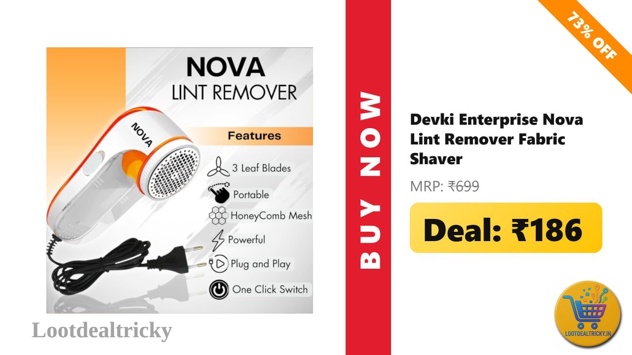   nova Lint Remover – Just ₹186 | Loot Lo