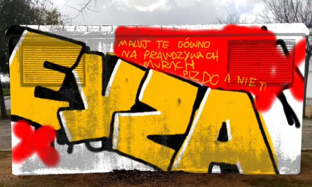 Graffiti artwork by eyza