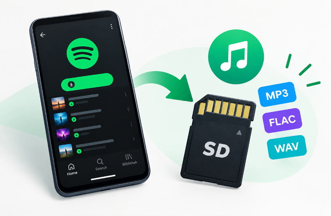 Spotify auf SD-Karte speichern: So geht’s einfach