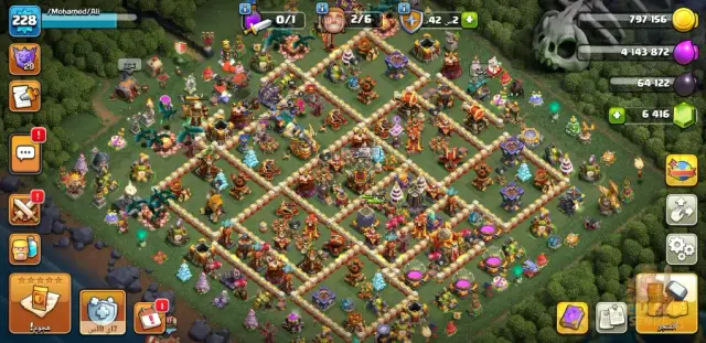 حساب Clash of Clans Town Hall 16 للبيع