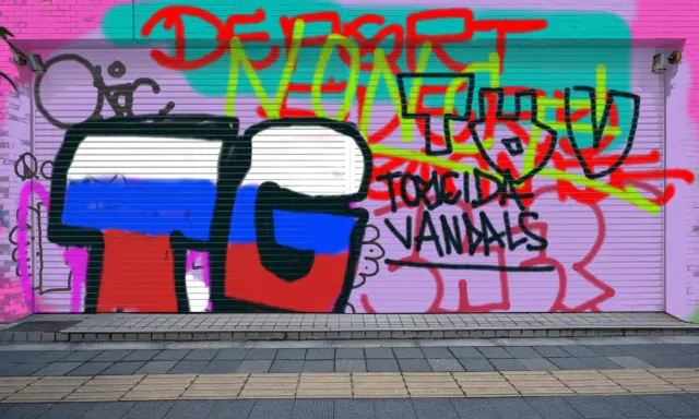 Graffiti artwork by TorcidaVandals