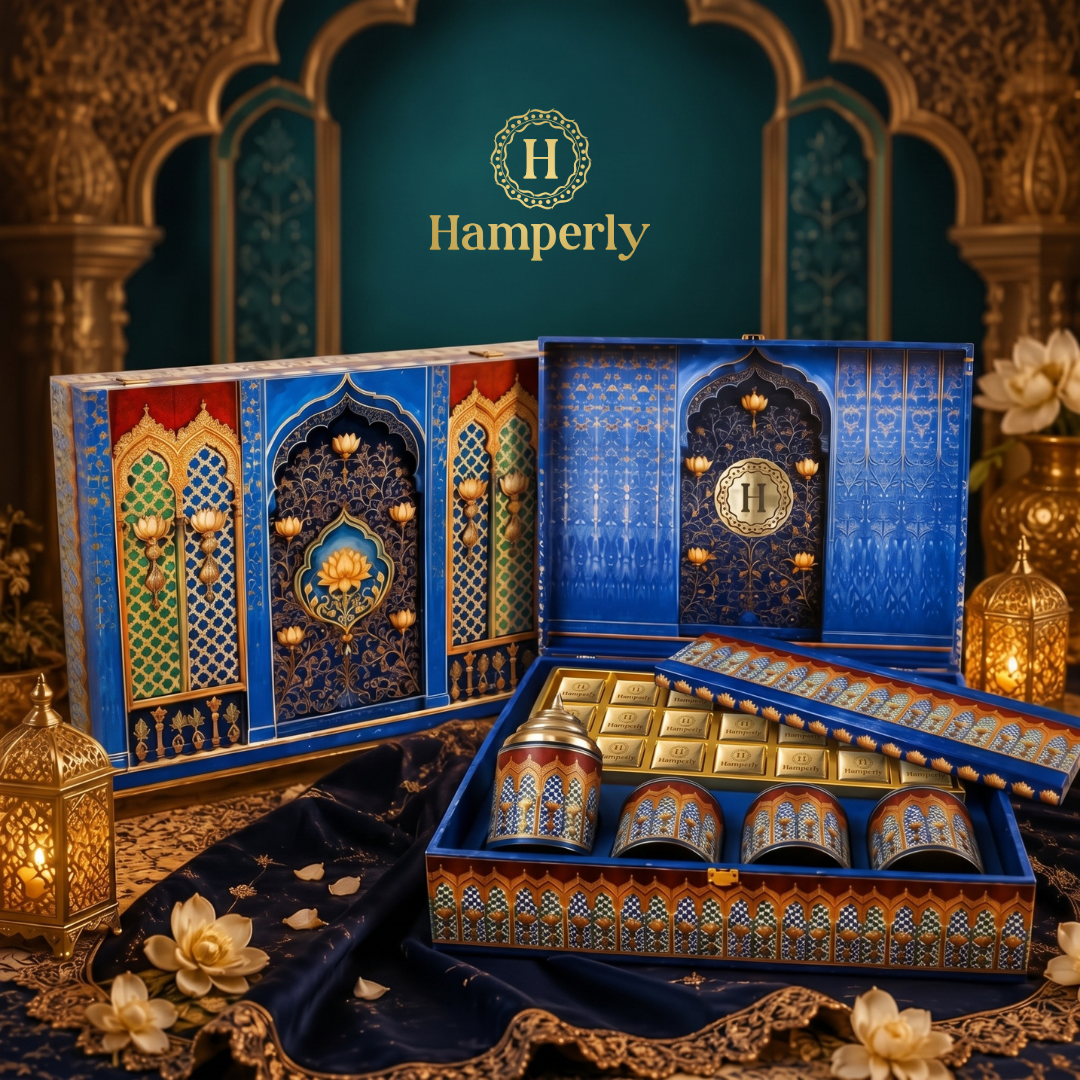 Signature Corporate Hamper with Sweets, premium Deepavali corporate hamper Singapore