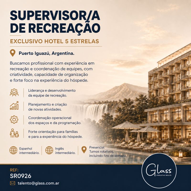 Se Busca Supervisor / a de Recreacion en Puerto Iguazu