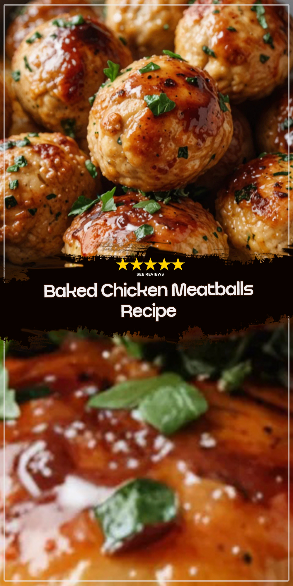Baked Chicken Meatballs Recipe