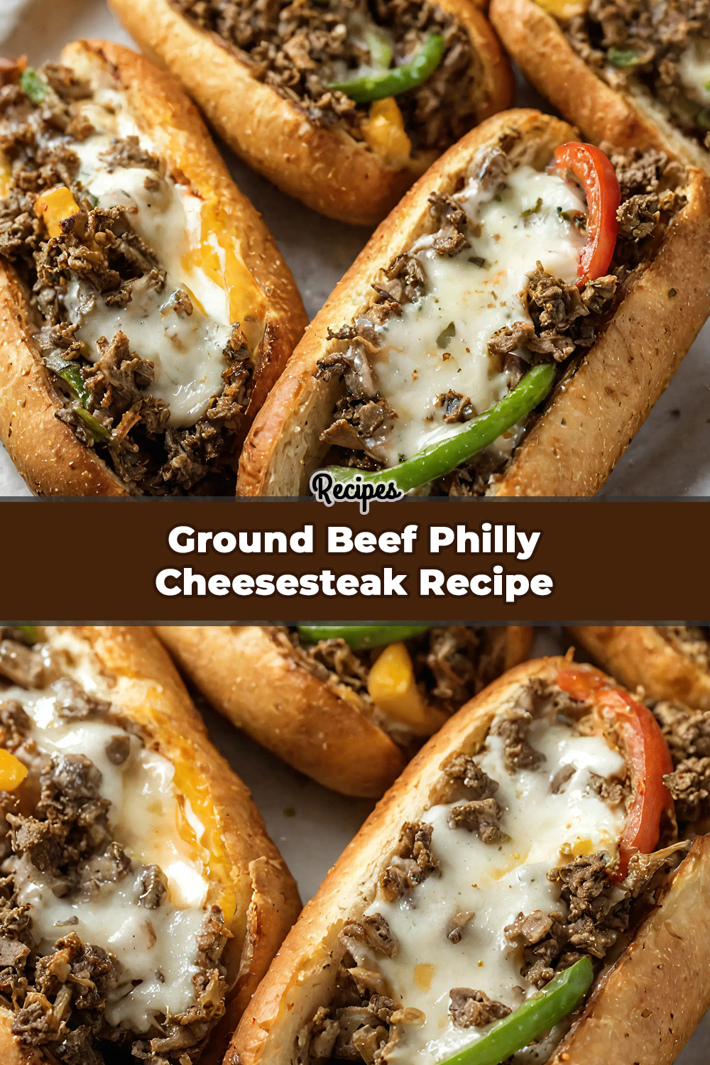 Ground Beef Philly Cheesesteak Recipe