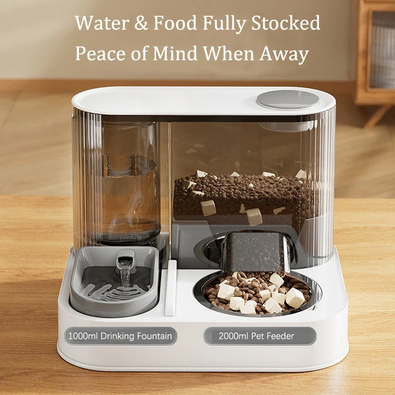 2-in-1 Automatic Pet Feeder
