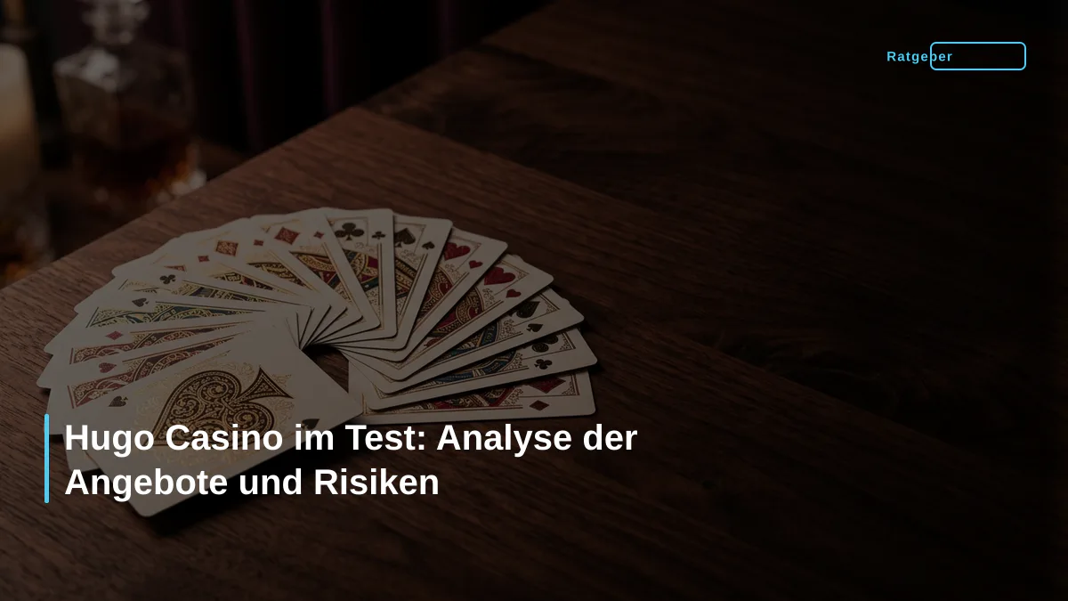 Hugo Casino im Test: Analyse der Angebote und Risiken