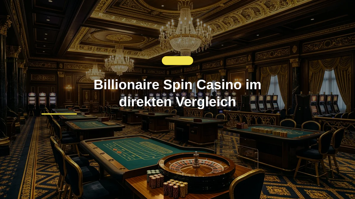 Billionaire Spin Casino im direkten Vergleich