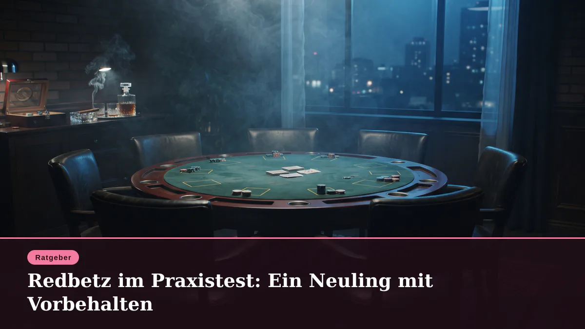 Redbetz im Praxistest: Ein Neuling mit Vorbehalten