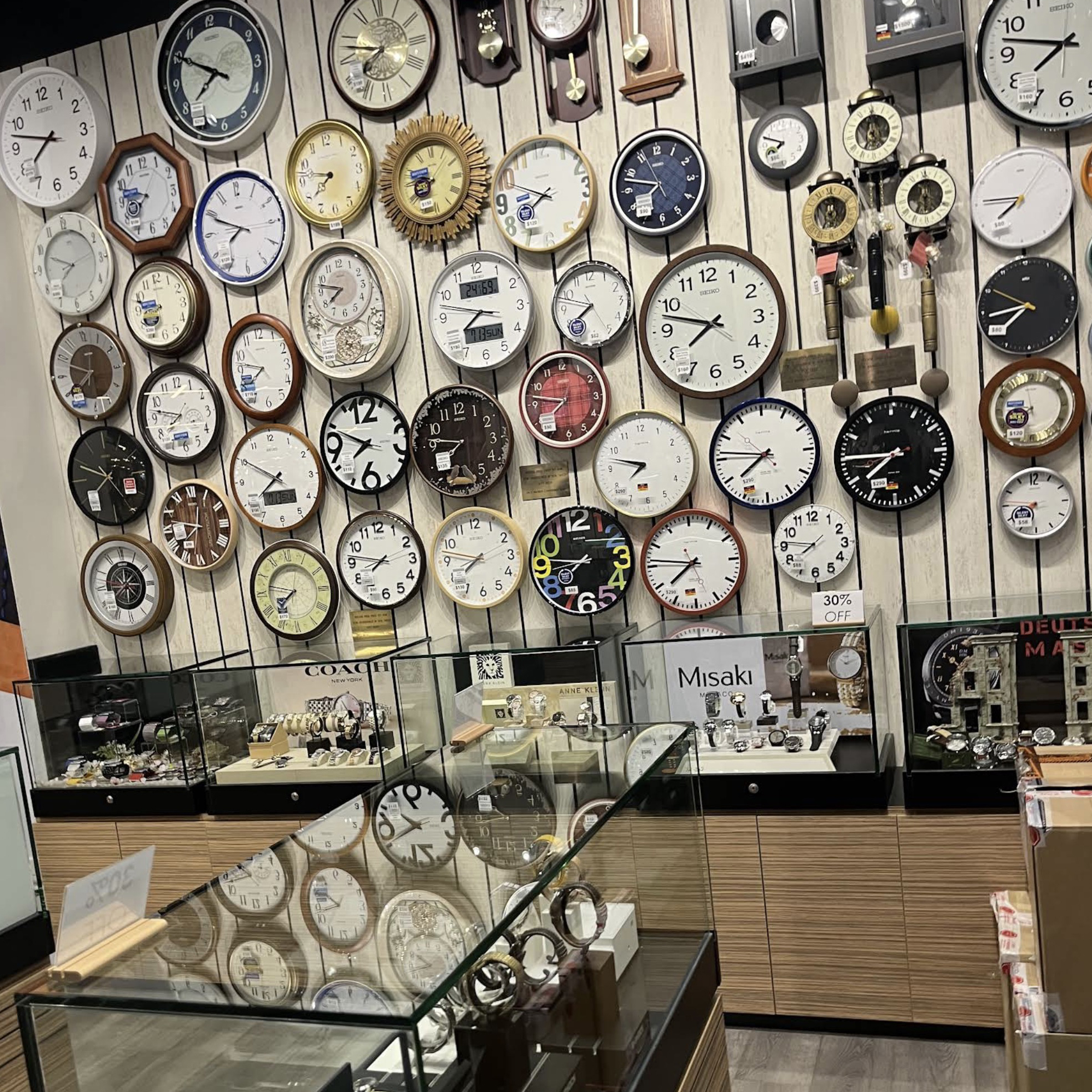 Watch and clock repair counter at Watch it! PLQ Mall