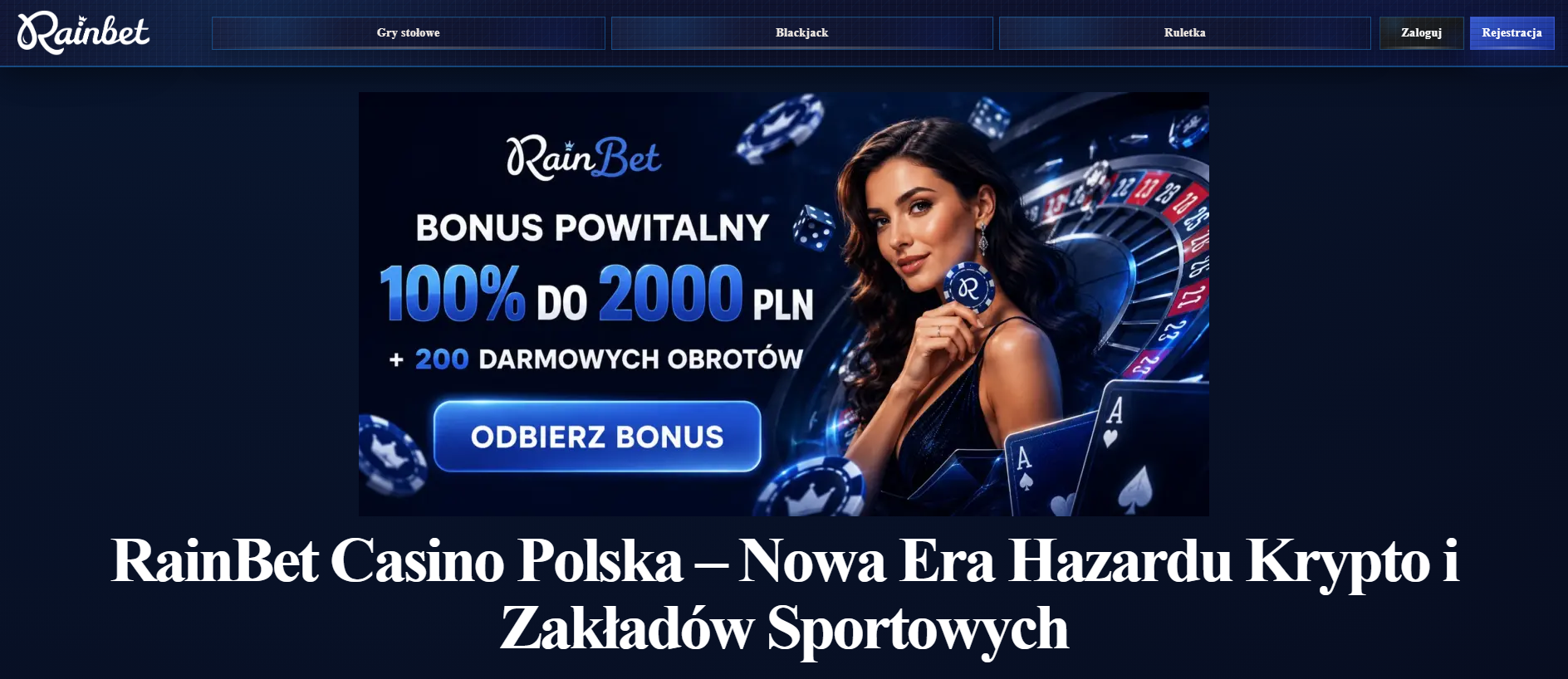 Stored capture of rainbet-pl.net