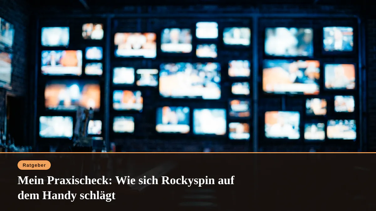 Mein Praxischeck: Wie sich Rockyspin auf dem Handy schlägt
