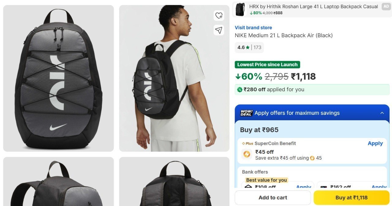 Backpack 1118 – Best Deal Get 60% OFF Today Backpack 1118 – Best Deal Get 60% OFF Today