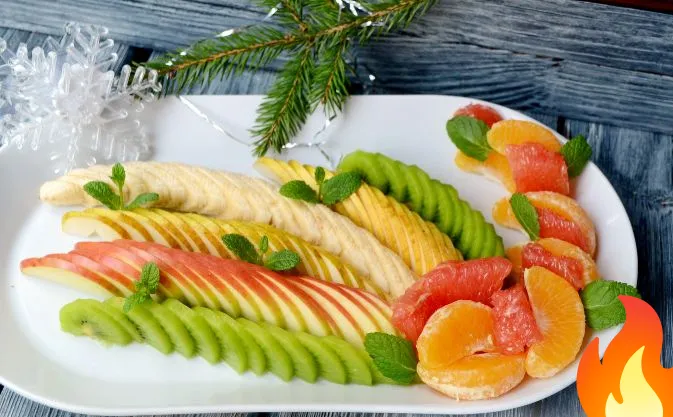 Постер Фруктовая нарезка "Хвост петуха"