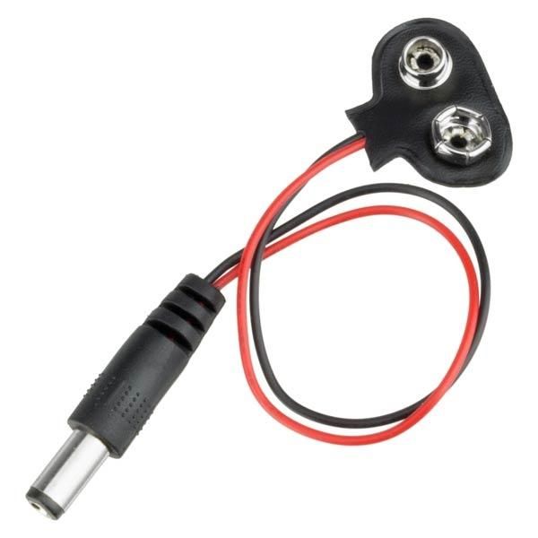 Connecteur pile 9v avec port jack