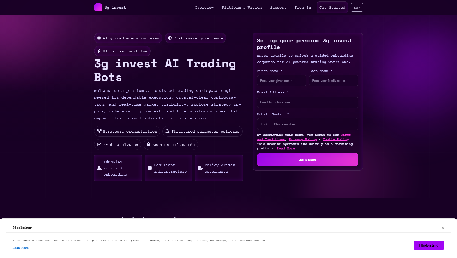 Stored capture of 3ginvest.pro