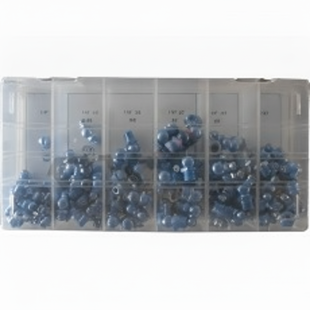Grease Nipple Kit, SAE AF, 110-Piece Assortment