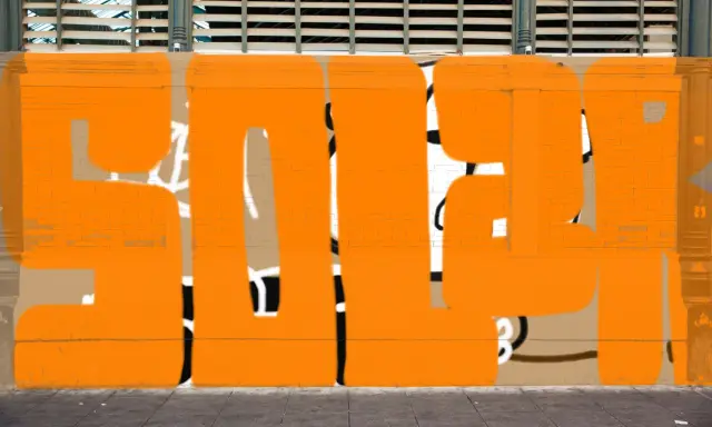 Graffiti artwork by SOLAR