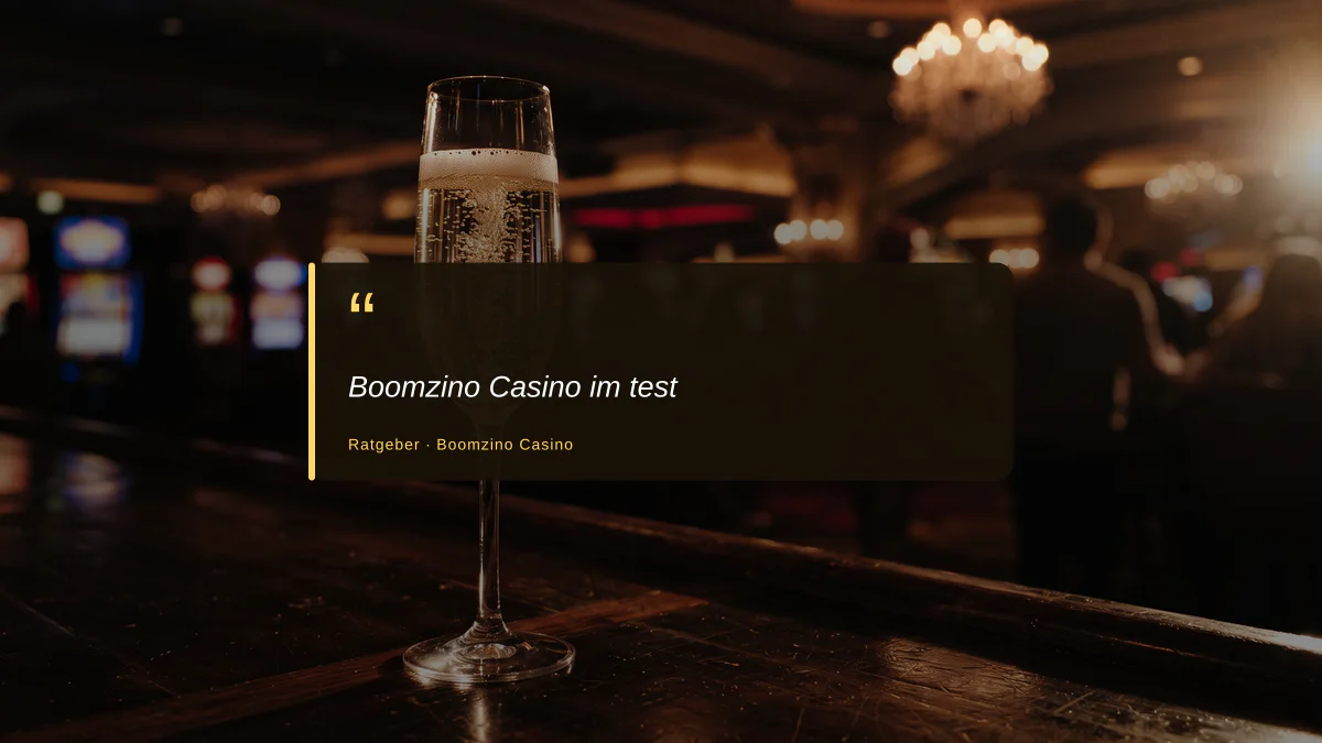Boomzino Casino im test