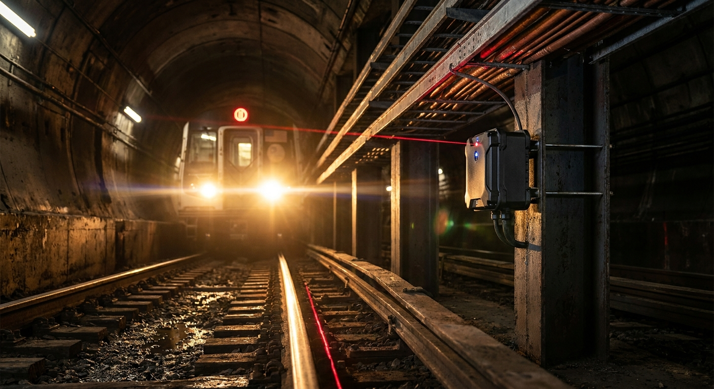 Bastet Ruggedized IoT Sensor — Subway Signal Cable Protection