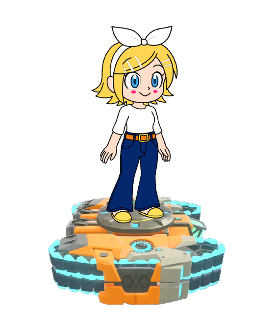 Kagamine Rin on Tank Star SMB