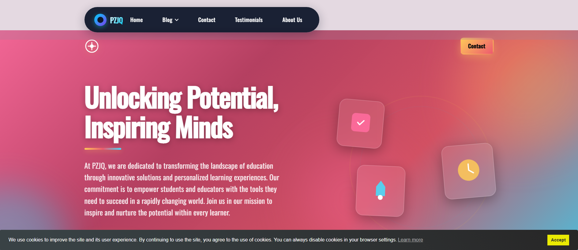 Screenshot of cuteaward.com