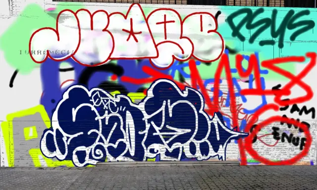 Graffiti artwork by emot