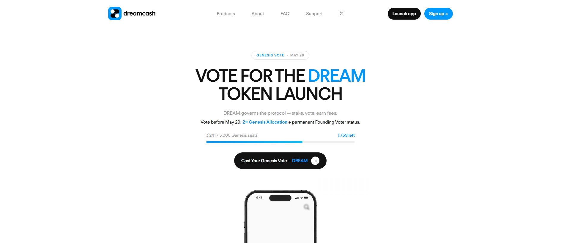 Stored capture of genesis-dreamcash.one