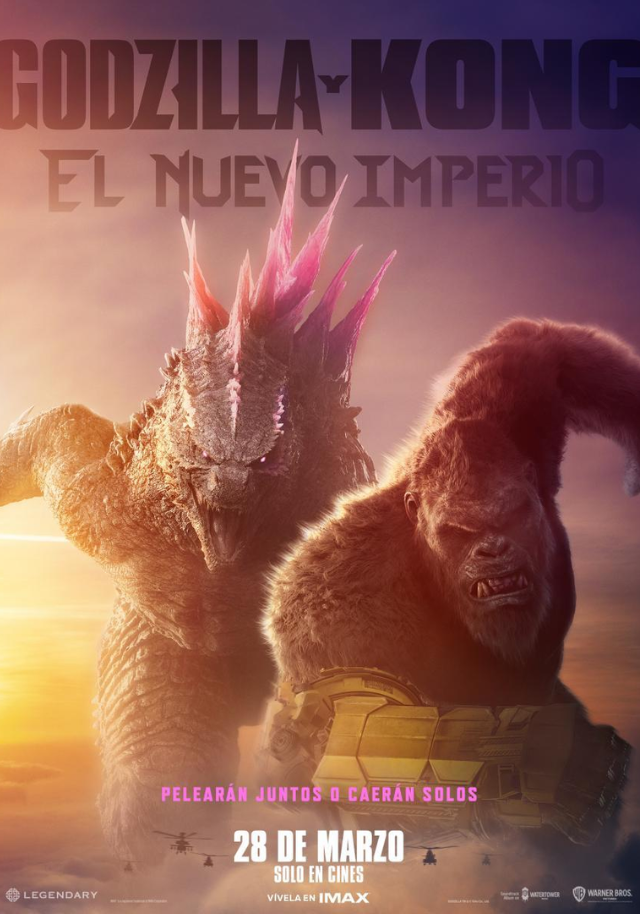 Póster de Godzilla y Kong: El nuevo imperio