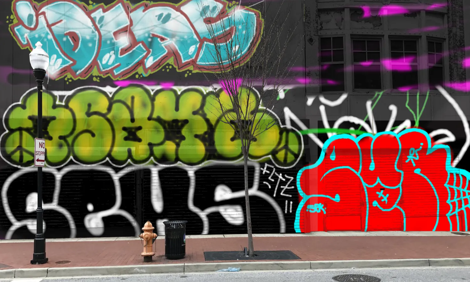Graffiti artwork by IDEASxARGUE