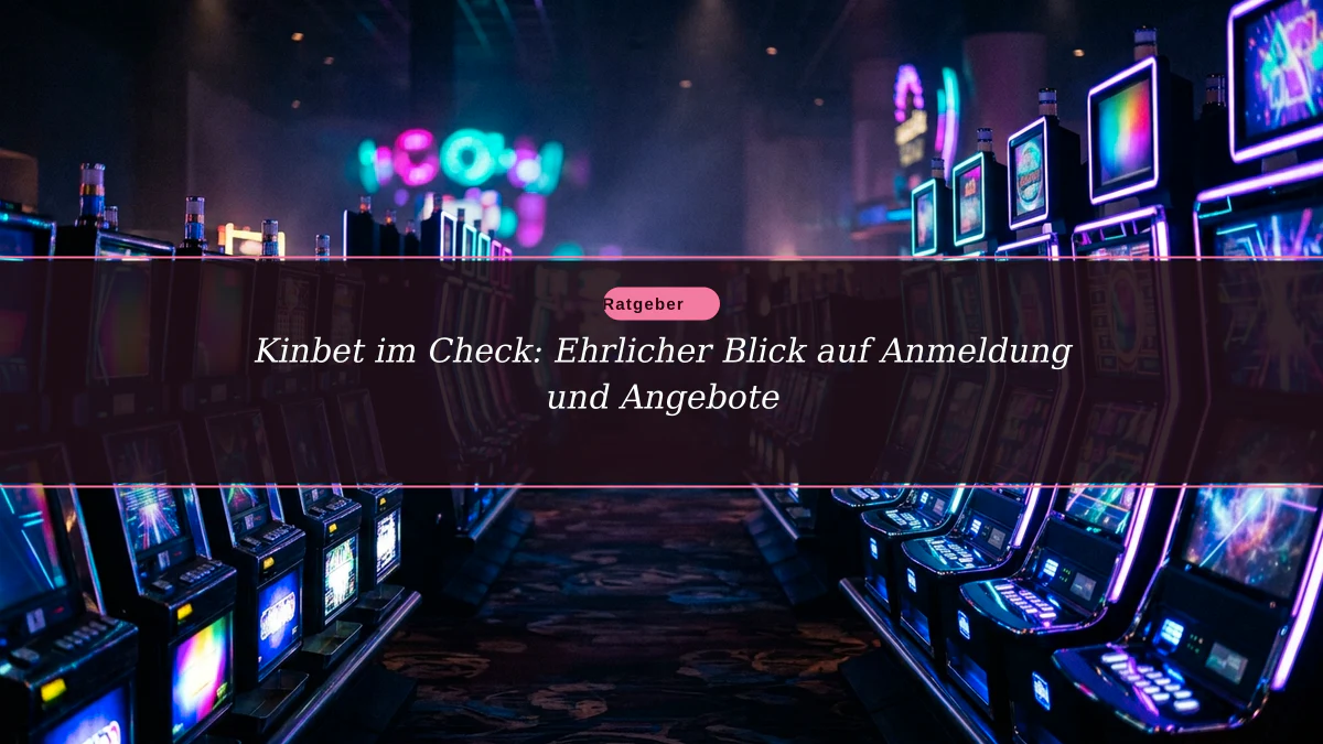 Kinbet im Check: Ehrlicher Blick auf Anmeldung und Angebote