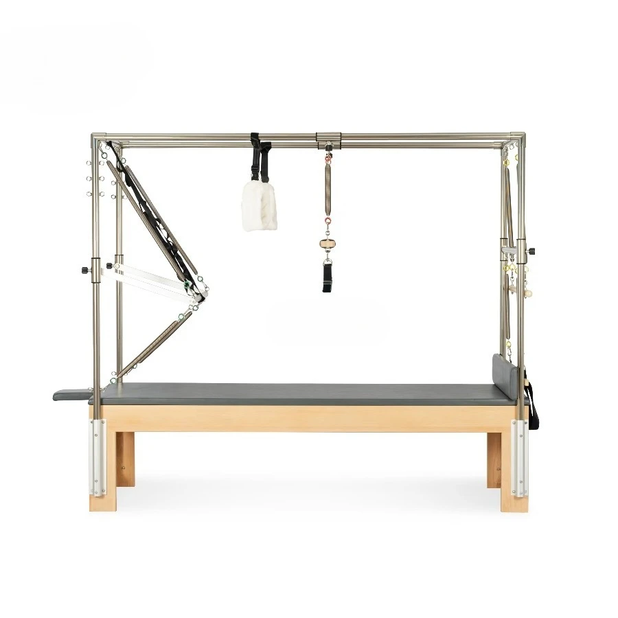 Studio Equipment Training Body Gym Building Custom Yoga Aluminium Half Tower Pilates Reformer pilates elevated reformer Yoga view 6