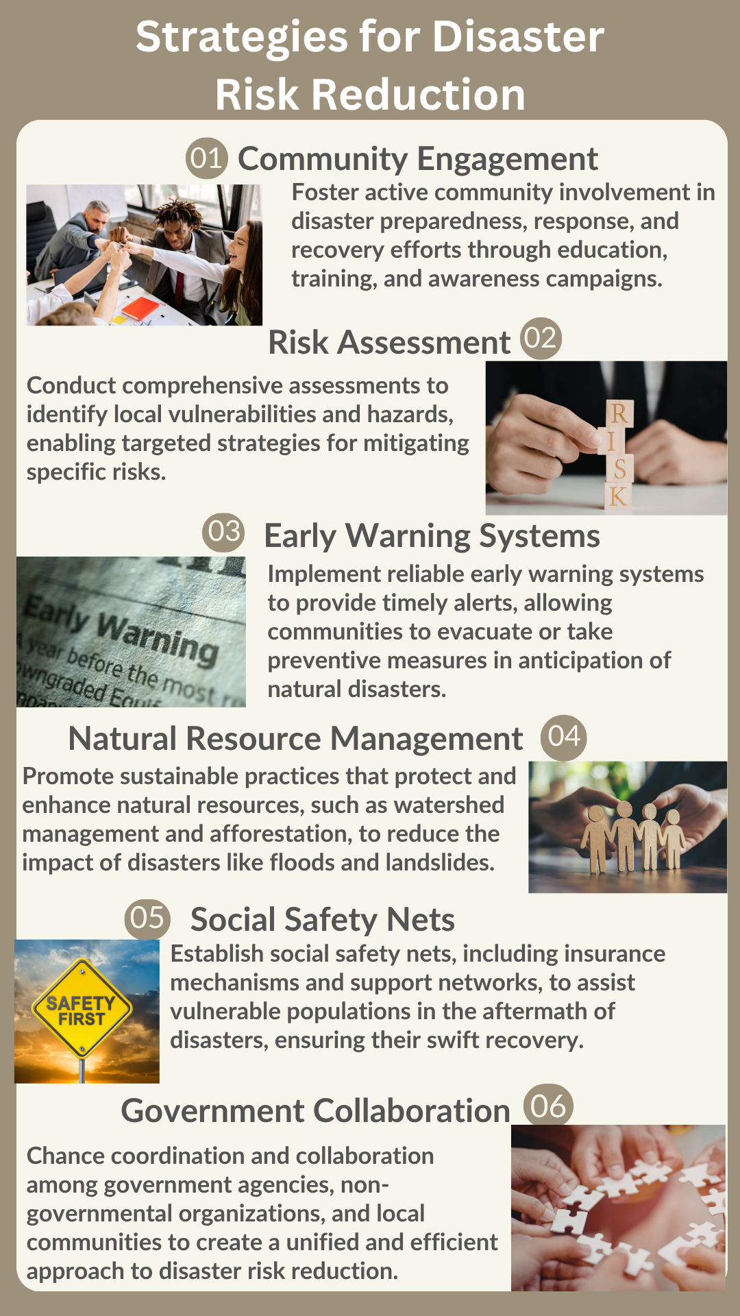 Strategies for Disaster Risk Reduction Infographic hosted at ImgBB — ImgBB