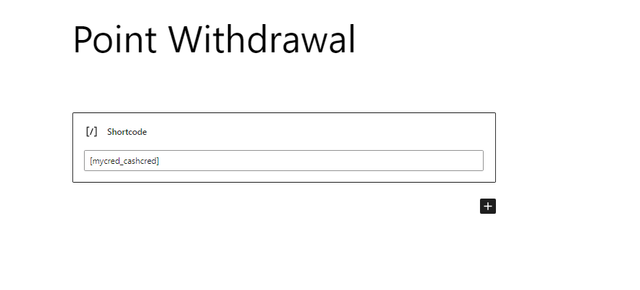 mycredshort-code